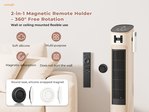 Magnetic Remote Control Holder Wall Mount Air conditioner tv fan Control stand Remote organizer