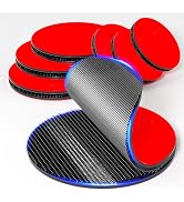 PHIXBEAR Black Hook and Loop Round Strips with Super Adhesive Heavy Duty, Heat Resistant Waterpro...