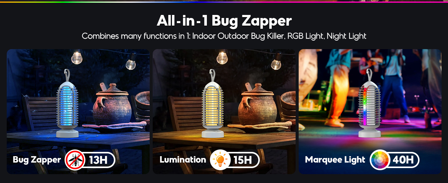 mosquito light outdoor bug zapper for patio outdoor mosquito zapper bug zapper outdoor cordless