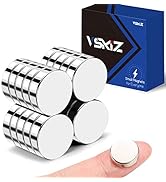 VSKIZ Fridge Magnets, 12x3mm Small Strong Magnets Rare Earth Magnets Tiny Neodymium Disc Magnets ...