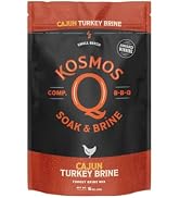 Kosmos Q Cajun Brine Mix - 16 Oz Fiery BBQ Brine for Whole, Smoked, Oven-Roasted or Fried Turkey ...