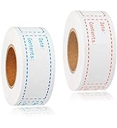 300pcs Removable Freezer Labels, Yoget 1 x 3 Inch Food Storage Stickers, Refrigerator Freezer Pap...