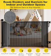 Retractable Safety gate, pet/Dog/cat Temporary Door, Baby Safety Temporary Door,for Doorways and ...