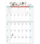 2027 Calendar - 2027 Large Wall Calendar, 14.7'' x 23.2''(Open) | Jan.2027 - Dec.2027, Wall Calen...