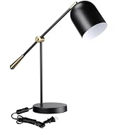 TORCHSTAR Adjustable Desk Lamp Aesthetic, AC 110-120V, Swing Arm Task Desk Lamp, Max 60W, E26 Bas...