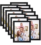 Giftgarden Black 8x10 Picture Frame Bulk, Multi 8 x 10 Photo Frames Set for Wall Hanging or Table...