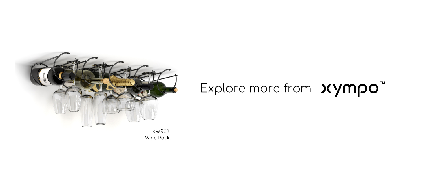 xympo Compact Undermount Wine Organizer