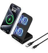 Wireless Charger Stand Samsung S26 Ultra 15W Fast Charging for Galaxy S26+/S26/S25 Ultra/S25 FE/S...