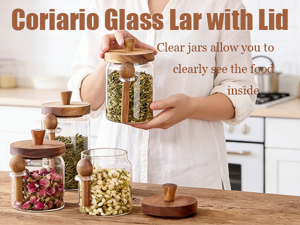 glass coffee canister