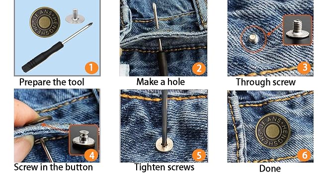 buttons for jeans