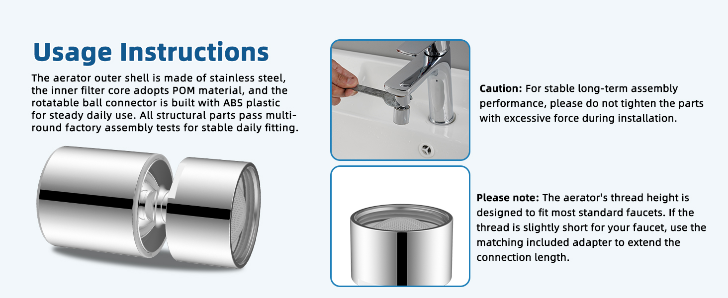 sink faucet aerator