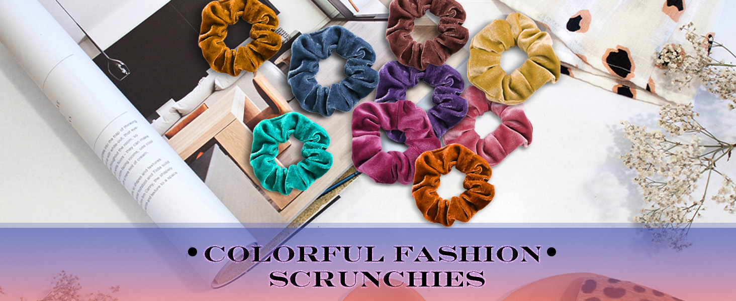 Hair scrunchies