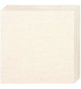 10 PCS Punch Needle Fabric, Pre-Cut Natural Cotton Tufting Cloth Monks Cloth for Punch Needle Emb...