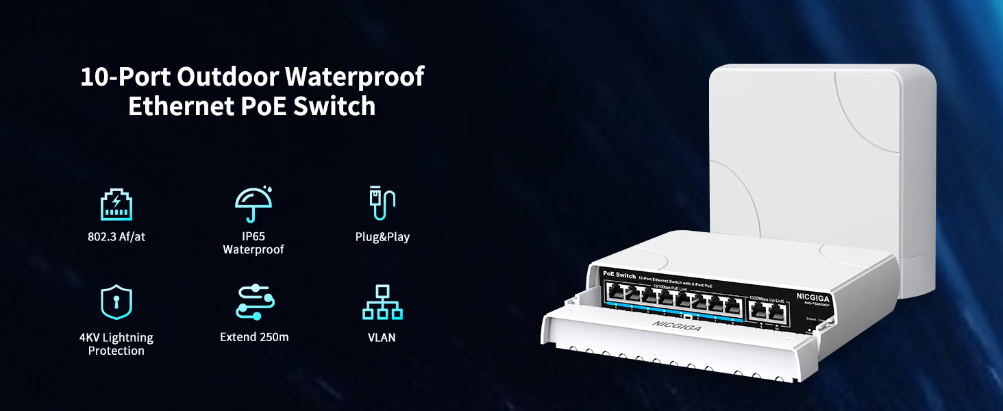 outdoor poe switch
