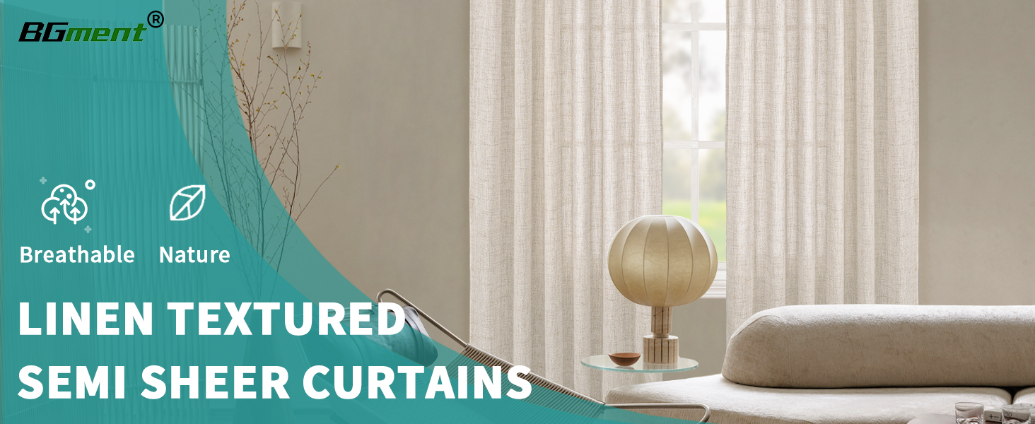 linen curtains