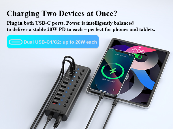 powered usb 3.2 hub usb hub with switches