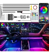 Jushope Interior Car LED Strip Lights, Acrylic LED Lights for Car with Dynamic Dreamcolor Chasing...