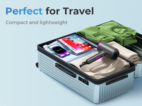 hair dryer high speed lightweight travel