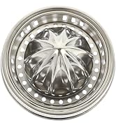 Zerodeko Canning Jar Lids Mason Jar Juicer Lid, Stainless Steel Glass Bottle Cap Hand Pressure Ci...