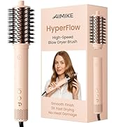 AIMIKE HyperFlow High Speed Blow Dryer Brush, One-Step Hair Dryer & Styler Volumizer, Detachable ...