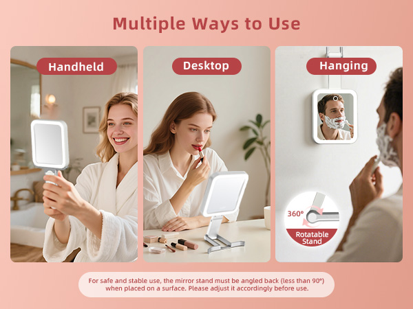 3 in 1 Travel Mirror