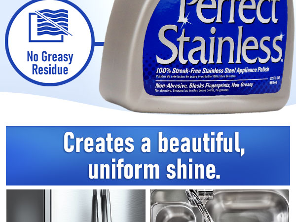 appliance cleaner stove oven steel fingerprints refrigerator cleaner metal spotless shiny polish