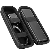 khanka Hard Travel Case Replacement for Anker PowerCore 20100 mAh Power Bank (black)