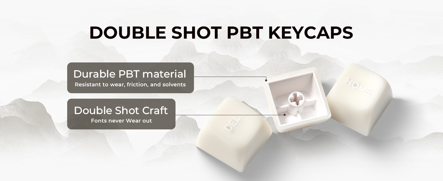 Doubleshot PBT Keycaps