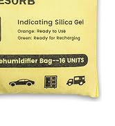 Wisesorb 500g x 2pcs Rechargeable Gun Safe Dehumidifier, Reactivated Desiccant Packs for Storage,...