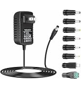 AC Adapter 9V 2A Power Supply AC110V to DC9V 2000mA 1500mA 1000mA 500mA Power Driver 8 DC Plug Ti...