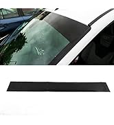 Window Tint Film, Car Van Windscreen Sun Strip Gloss Black 140x20cm Universal PVC Windshield Stic...