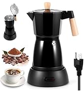 SHANGSKY Coffee Pot Electric Coffe Maker 6 Cup, Espresso Coffee Maker Cafeteras Electricas Italia...