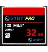 GYWY 32GB UDMA Speed Up to 120MB/s.for Professional Photographer Enthusiast Camera CF Memory Card
