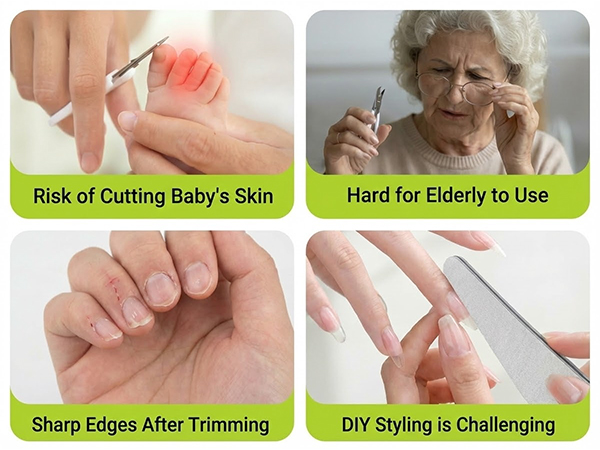 Automatic 3-in-1 Electric Nail Trimmer