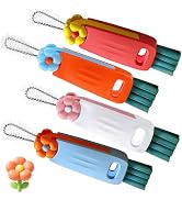 3 in 1 Cup Lid Cleaning Brush, 4PCS Multifunctional Crevice Cleaning Brush for Water Bottle Insul...