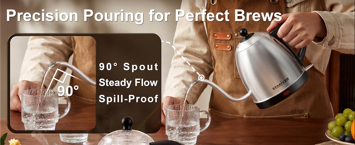90° Spout Steady Flow Spill-Proof