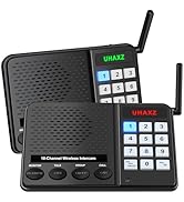 UHAXZ Intercoms Wireless for Home, Long Range Wireless Intercom 6000ft, Intercoms for Home with G...