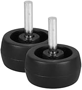 Mikikit 2pcs Rolling Wheels for Patio Umbrella Base Fillable Portable Stand Accessories for Garde...