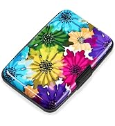 Mayski Credit Card Holder, RFID Blocking, Aluminum Alloy Hard Case, Small Mini Business Metal Wal...