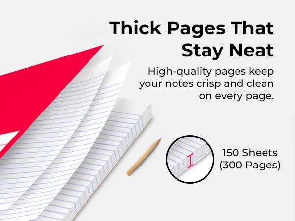 one three subject spiral notebook office supplies large with divider pockets soft cover journal