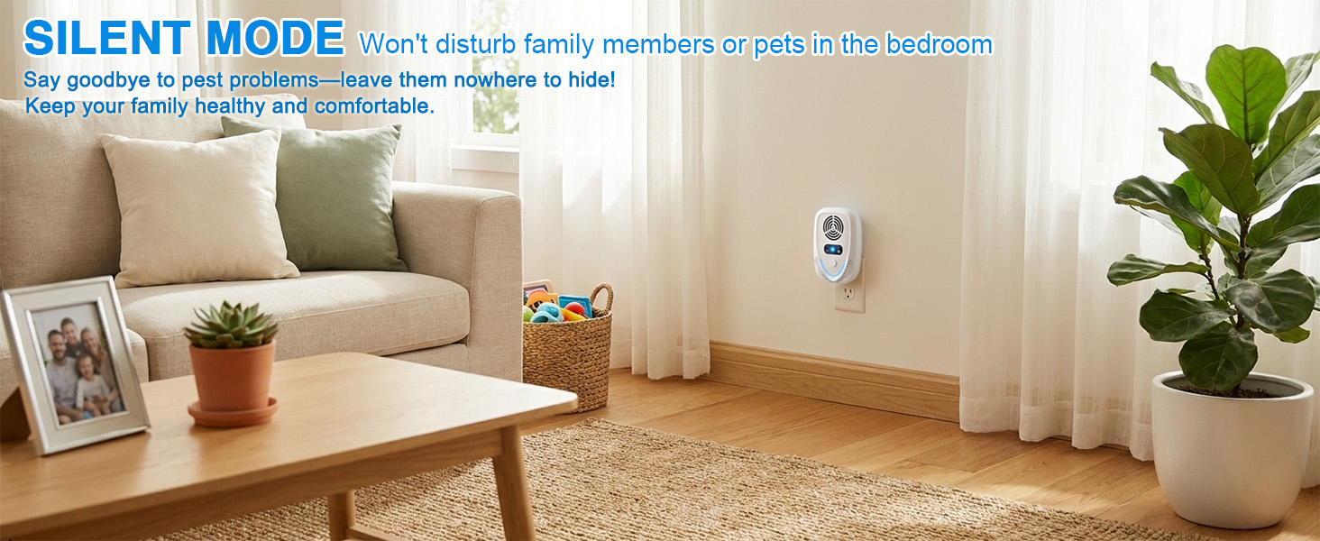 2026 FOXLVDA Upgraded Ultrasonic Pest Repeller