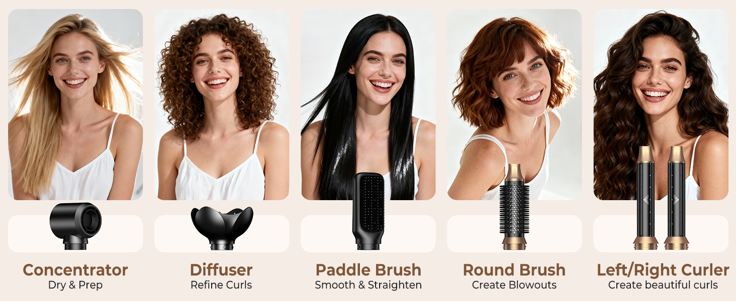 Ukliss 6 in 1 Hair Dryer Brush