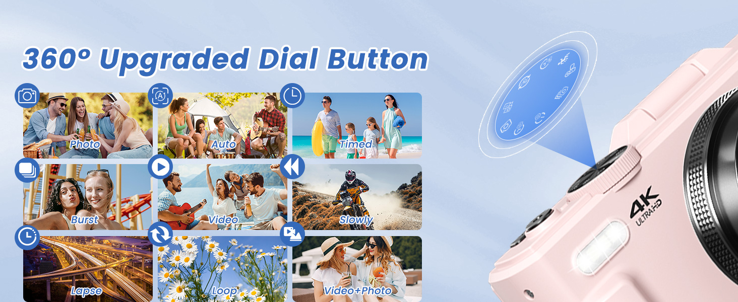 digital camera with flip screen