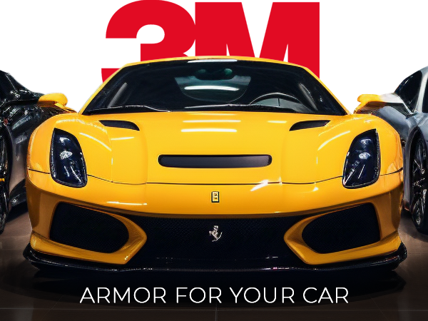 3M Scotchgard Clear Paint Protection Film cut to any size and shape required, transparent top-coat