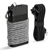 QFA New Slim 65W USB C Laptop Charger Compatible with HP Spectre x360,Envy,Chromebook,x360,Eliteb...
