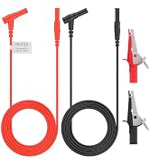 Proster Banana to Alligator Clip - Test Leads CATIII 1000V 10A