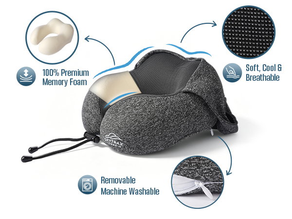 hooded travel pillow