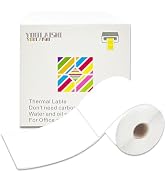 YOULAISHI 3 X 5 Inch Printable Rectangle Color Coding Labels, 300 Per Roll Adhesive Color Coding ...