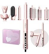 Atopskins 8-in-1 Hair Dryer Brush & Hot Air Styler, 110,000 RPM Blow Dryer Brush Foldable LCD Dis...