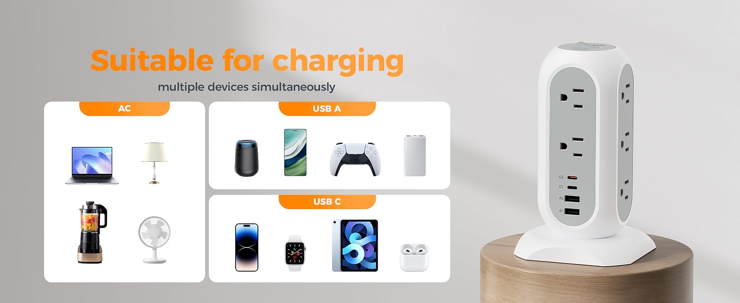 extension cord with usb ports